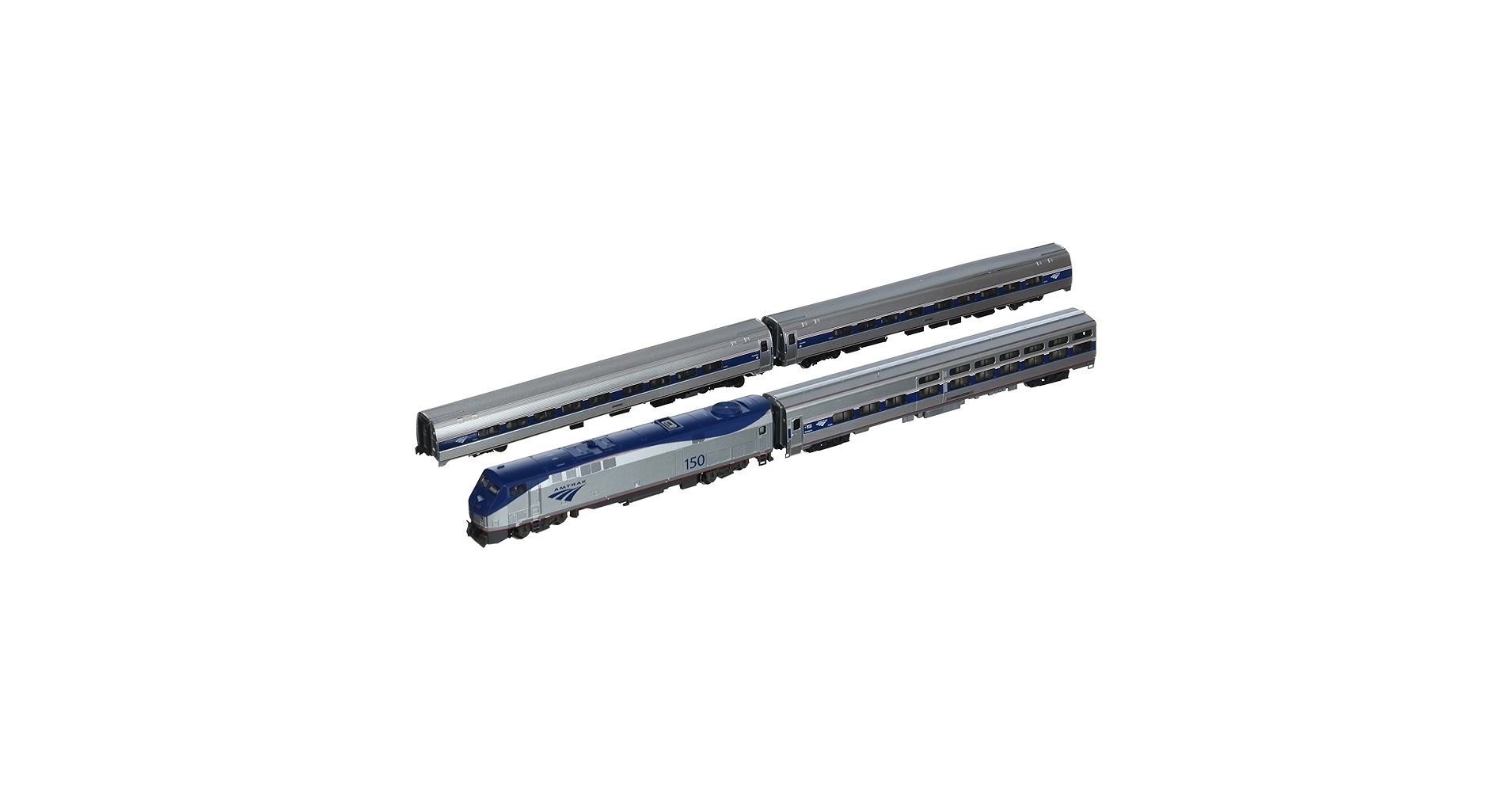 KATO P42 アムフリートⅡ ビューライナーⅠ P42, Amfleet II, Viewliner I Intercity Express 4 Unit Set